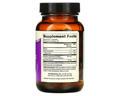 Dr. Mercola, Quercetin and Pterostilbene Advanced, 60 Capsules Dr. Mercola, Quercetin and Pterostilbene Advanced, 60 Capsules