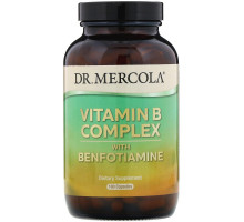 Dr. Mercola, Комплекс витаминов группы B с бенфотиамином, 180 капсул