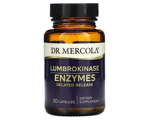 Dr. Mercola, Lumbrokinase Enzymes, 30 Capsules Dr. Mercola, Lumbrokinase Enzymes, 30 Capsules