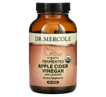 Dr. Mercola, Organic Fermented Apple Cider Vinegar and Cayenne, 90 Tablets