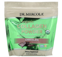 Dr. Mercola, Organic Collagen Powder From Grass Fed Beef Bone Broth, Chocolate, 14.81 oz (420 g)