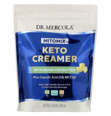 Dr. Mercola, Mitomix, Keto Creamer with Grass Fed Butter, 10.58 oz (300 g)
