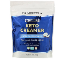 Dr. Mercola, Mitomix, Keto Creamer with Coconut Milk, 10.58 oz (300 g)