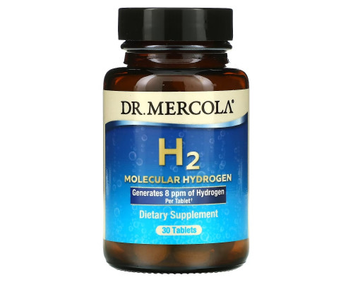 Dr. Mercola, H2 Molecular Hydrogen, 30 Tablets Dr. Mercola, H2 Molecular Hydrogen, 30 Tablets