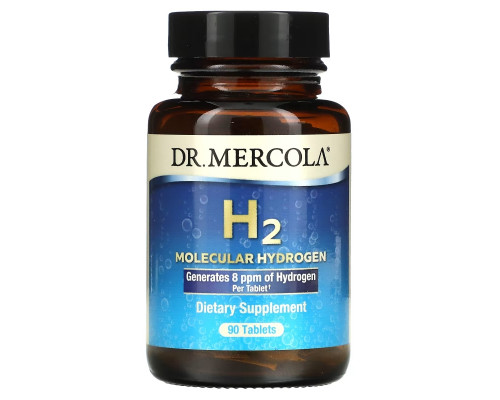 Dr. Mercola, H2 Molecular Hydrogen, 90 Tablets Dr. Mercola, H2 Molecular Hydrogen, 90 Tablets