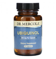 Коэнзим Q10 Dr. Mercola, Ubiquinol, 200 mg, 30 Capsules