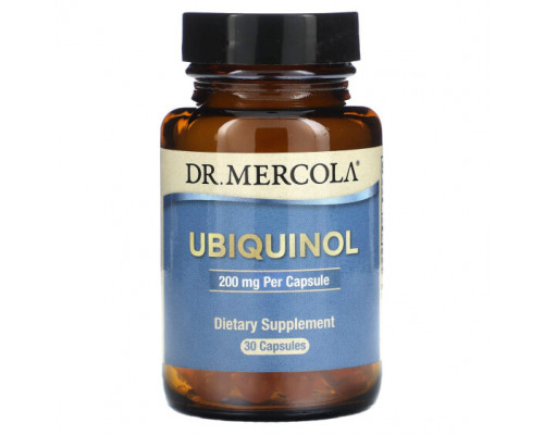 Коэнзим Q10 Dr. Mercola, Ubiquinol, 200 mg, 30 Capsules Коэнзим Q10 Dr. Mercola, Ubiquinol, 200 mg, 30 Capsules