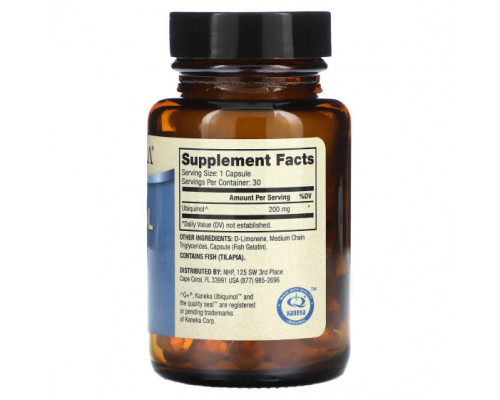Коэнзим Q10 Dr. Mercola, Ubiquinol, 200 mg, 30 Capsules Коэнзим Q10 Dr. Mercola, Ubiquinol, 200 mg, 30 Capsules