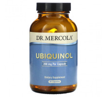 Коэнзим Q10 Dr. Mercola, Ubiquinol, 200 mg, 90 Capsules