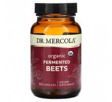 Овощи Dr. Mercola, Органическая ферментированная свекла, 60 капсул