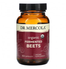 Овощи Dr. Mercola, Органическая ферментированная свекла, 60 капсул