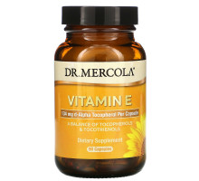 Dr. Mercola, Vitamin E, 90 Capsules