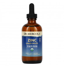 Dr. Mercola, Zinc, 15 mg, 3.88 fl oz (115 ml)