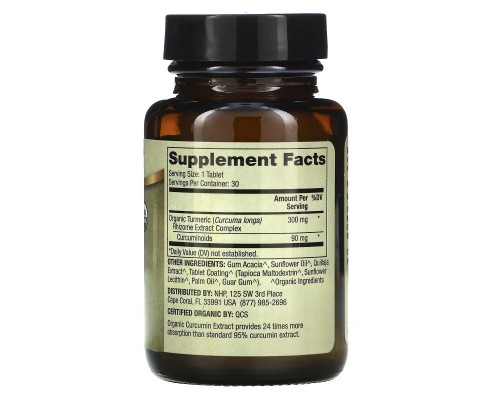 Dr. Mercola, Organic Curcumin Extract, 30 Tablets Dr. Mercola, Organic Curcumin Extract, 30 Tablets