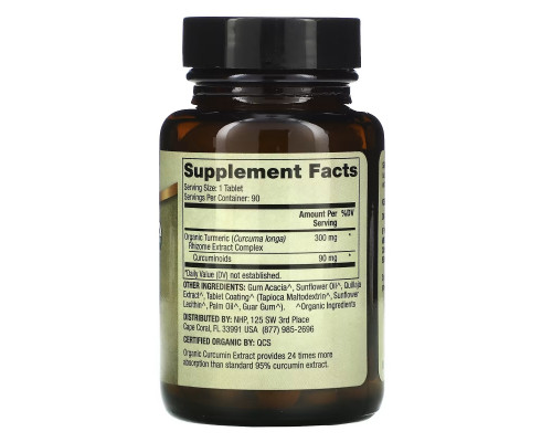 Dr. Mercola, Organic Curcumin Extract, 90 Tablets Dr. Mercola, Organic Curcumin Extract, 90 Tablets