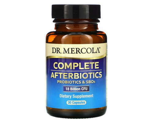 Dr. Mercola, Complete Afterbiotics, 18 Billion CFU, 30 Capsules Dr. Mercola, Complete Afterbiotics, 18 Billion CFU, 30 Capsules