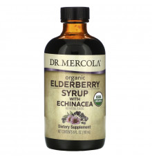 Dr. Mercola, Organic Elderberry Syrup with Echinacea,  6 fl oz (180 ml)