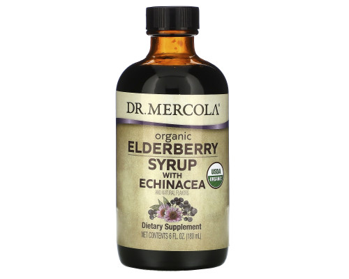 Dr. Mercola, Organic Elderberry Syrup with Echinacea, 6 fl oz (180 ml) Dr. Mercola, Organic Elderberry Syrup with Echinacea, 6 fl oz (180 ml)