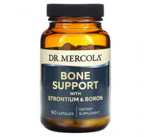 Для мышц и суставов Dr. Mercola, Поддержка костей со стронцием и бором, 60 капсул
