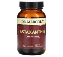 Антиоксиданты Dr. Mercola, Astaxanthin, 4 mg, 90 Capsules