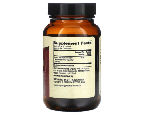 Антиоксиданты Dr. Mercola, Astaxanthin, 4 mg, 90 Capsules Антиоксиданты Dr. Mercola, Astaxanthin, 4 mg, 90 Capsules