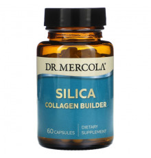 Для мышц и суставов Dr. Mercola, Silica Collagen Builder, 60 капсул