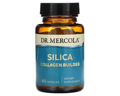 Для мышц и суставов Dr. Mercola, Silica Collagen Builder, 60 капсул