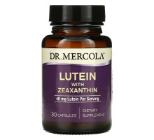 Dr. Mercola, Лютеин с зеаксантином, 40 мг, 30 капсул