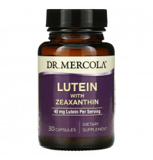 Dr. Mercola, Лютеин с зеаксантином, 40 мг, 30 капсул