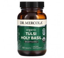 Аюрведа Dr. Mercola, Органический базилик тулси, 60 таблеток