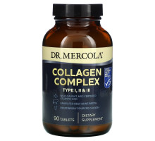 Dr. Mercola, Collagen Complex, Type I, II & III, 90 Tablets
