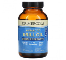 Рыбий жир и Омега 3, 6, 9 Dr. Mercola, Масло антарктического криля, двойного действия, 90 капсул