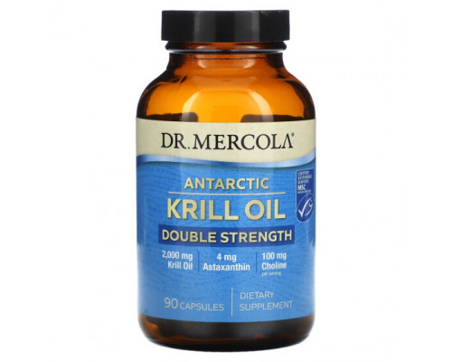 Рыбий жир и Омега 3, 6, 9 Dr. Mercola, Масло антарктического криля, двойного действия, 90 капсул Рыбий жир и Омега 3, 6, 9 Dr. Mercola, Масло антарктического криля, двойного действия, 90 капсул