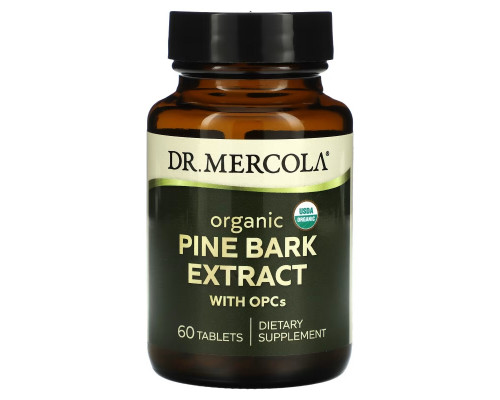 Dr. Mercola, Organic Pine Bark Extract with OPCs, 60 Tablets Dr. Mercola, Organic Pine Bark Extract with OPCs, 60 Tablets