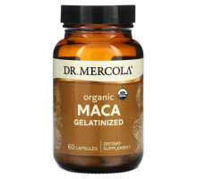 Суперфуды Dr. Mercola, Желатинизированная органическая мака, 60 капсул