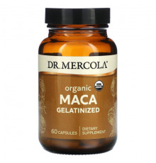 Суперфуды Dr. Mercola, Желатинизированная органическая мака, 60 капсул
