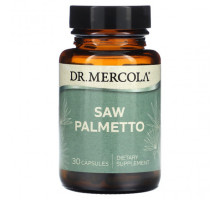 Мужское здоровье Dr. Mercola, Saw Palmetto, 30 капсул