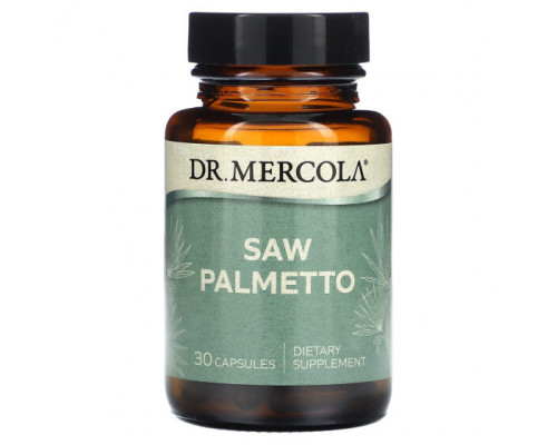 Мужское здоровье Dr. Mercola, Saw Palmetto, 30 капсул Мужское здоровье Dr. Mercola, Saw Palmetto, 30 капсул