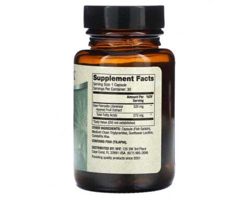 Мужское здоровье Dr. Mercola, Saw Palmetto, 30 капсул Мужское здоровье Dr. Mercola, Saw Palmetto, 30 капсул