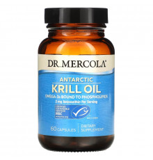 Dr. Mercola Масло криля 60 капсул заполненных жидкостью