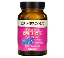 Dr. Mercola Добавки высшего качества масло криля для женщин 90 капсул с жидким содержимым