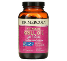 Dr. Mercola Антарктическое масло криля для женщин 270 капсул