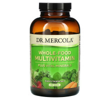 Dr. Mercola Добавки высшего качества Цельнопищевой мультивитаминный комплекс плюс 240 таблеток