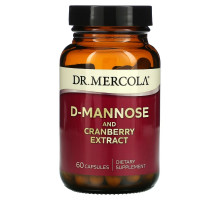 Dr. Mercola, D-Mannose And Cranberry Extract, 60 Capsules