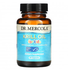 Dr. Mercola Премиум добавки масло криля для детей 60 капсул