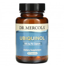 Dr. Mercola, убихинол, 100 мг, 30 капсул