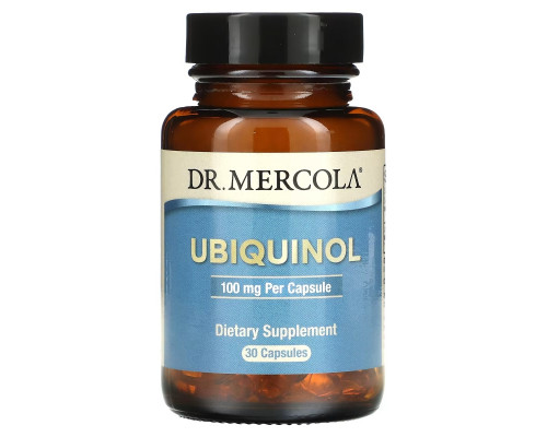 Dr. Mercola, убихинол, 100 мг, 30 капсул Dr. Mercola, убихинол, 100 мг, 30 капсул