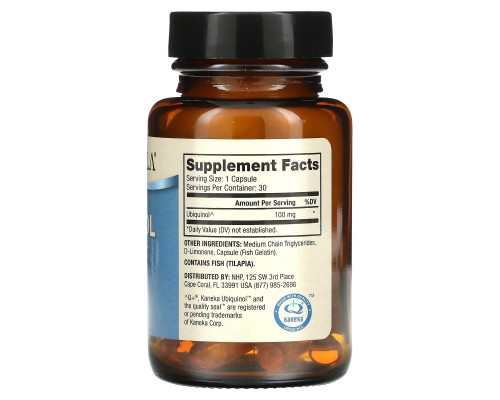 Dr. Mercola, убихинол, 100 мг, 30 капсул Dr. Mercola, убихинол, 100 мг, 30 капсул