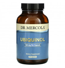 Dr. Mercola, Убихинол, Улучшенная биоактивность CoQ10, 100 мг, 90 Licaps капсул
