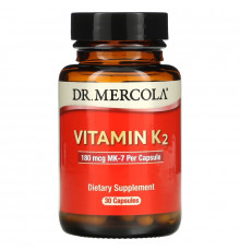 Dr. Mercola Премиум Добавки Витамин К2 30 Капсул
